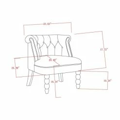 Coupon 🔥 Silver Orchid Heston Victorian Style Contemporary Black Velvet Upholstered Accent Chair 🎁 -Silver Orchid Shop unnamed file 1031