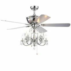 Coupon 🎉 Silver Orchid Finlayson 52-inch 5-light Chrome Lighted Ceiling Fan With Reversible Blades ✨ -Silver Orchid Shop unnamed file 1080