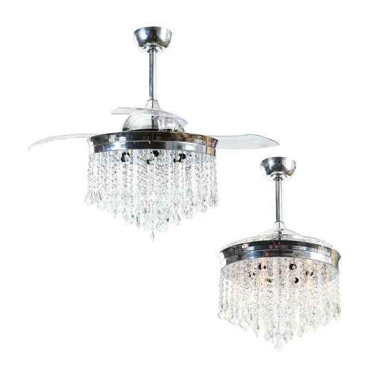 Top 10 ๐ Silver Orchid Shearer 3-blade 42-inch Chrome/Crystal Ceiling Fan Chandelier โ๏ธ 6 Top 10 ๐ Silver Orchid Shearer 3-blade 42-inch Chrome/Crystal Ceiling Fan Chandelier โ๏ธ - Image 4