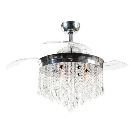 Top 10 ๐ Silver Orchid Shearer 3-blade 42-inch Chrome/Crystal Ceiling Fan Chandelier โ๏ธ 9 Top 10 ๐ Silver Orchid Shearer 3-blade 42-inch Chrome/Crystal Ceiling Fan Chandelier โ๏ธ - Image 7