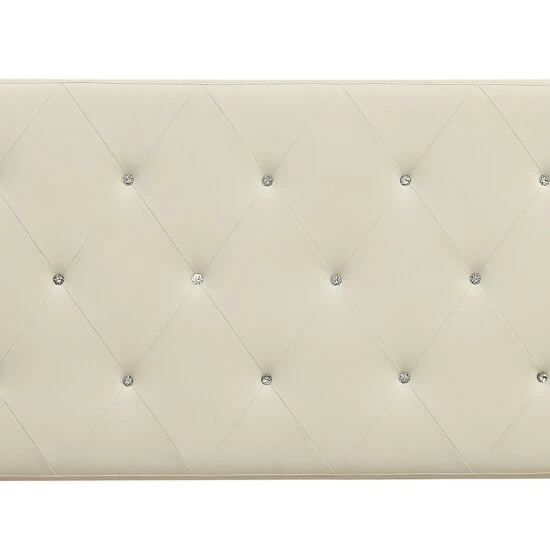 Best Pirce ๐ Silver Orchid Heston Contemporary Crystal Diamond Tufted Black Headboard โจ - Image 5
