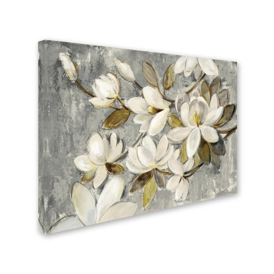 Best reviews of đ Silver Orchid Clemente 'Magnolia Simplicity Neutral Gray' Canvas Art âď¸ - Image 2