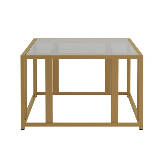 Promo ⭐ Silver Orchid Ferte Matte Brass Coffee Table ⌛ - Image 3