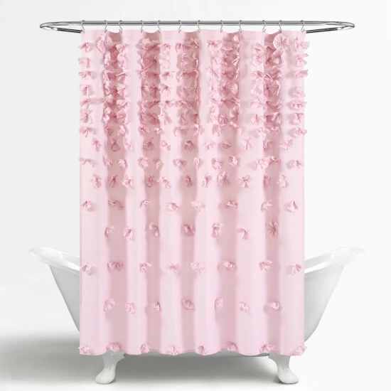 Hot Sale 𤊠Silver Orchid Sterling Polyester Shower Curtain Buttercream đ 9 Hot Sale 𤊠Silver Orchid Sterling Polyester Shower Curtain Buttercream đ - Image 7
