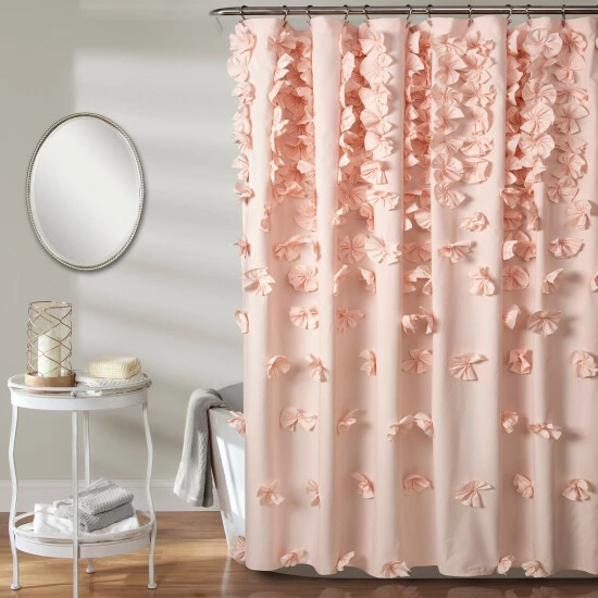 Hot Sale 𤊠Silver Orchid Sterling Polyester Shower Curtain Buttercream đ 10 Hot Sale 𤊠Silver Orchid Sterling Polyester Shower Curtain Buttercream đ - Image 8