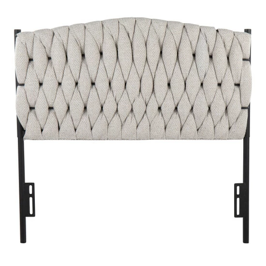 Best deal â¤ď¸ Silver Orchid Braided Matisse Twin Headboard Cream 𧨠- Image 6