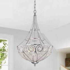 Discount 🔔 Silver Orchid Astor 3-light Crystal Chandelier 💯