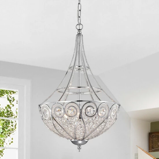 Discount 🔔 Silver Orchid Astor 3-light Crystal Chandelier 💯