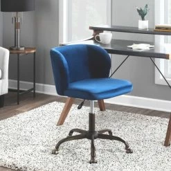 Best Sale 🤩 Silver Orchid Harding Velvet Task Chair ✨