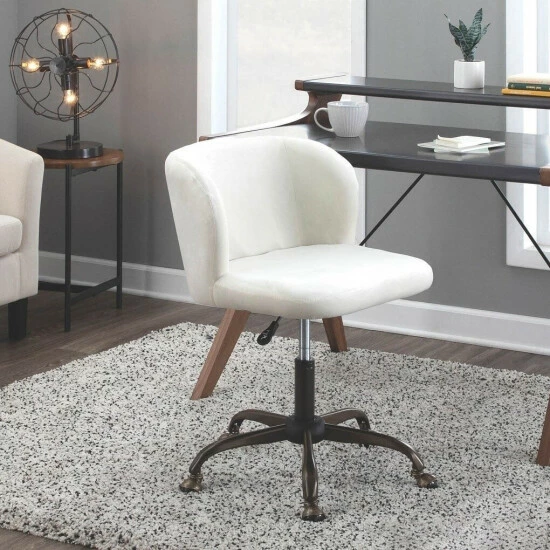 Best Sale 🤩 Silver Orchid Harding Velvet Task Chair ✨ 5 Best Sale 🤩 Silver Orchid Harding Velvet Task Chair ✨ - Image 3