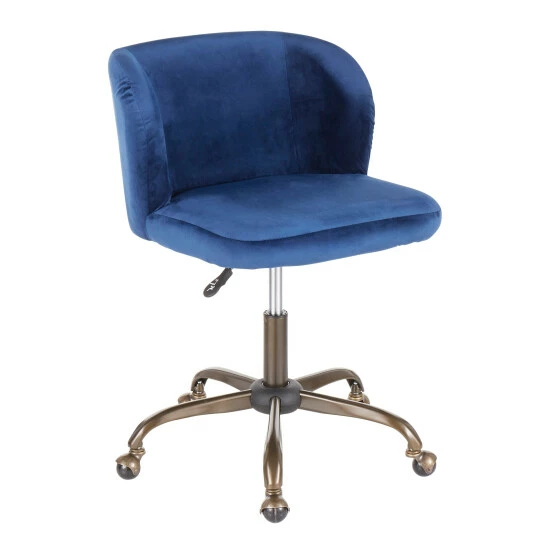 Best Sale 🤩 Silver Orchid Harding Velvet Task Chair ✨ 6 Best Sale 🤩 Silver Orchid Harding Velvet Task Chair ✨ - Image 4