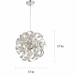 Top 10 ❤️ Silver Orchid Llewellyn 5-light Pendant 🧨