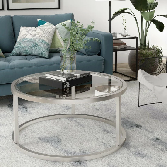 Flash Sale đ Silver Orchid Stossel Round Metal Coffee Table Blackened Bronze đŻ 8 Flash Sale đ Silver Orchid Stossel Round Metal Coffee Table Blackened Bronze đŻ - Image 6