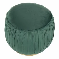 Discount 🔥 Silver Orchid Ralph Velvet & Gold Contemporary Metal Ottoman Cream 👍 -Silver Orchid Shop unnamed file 1352