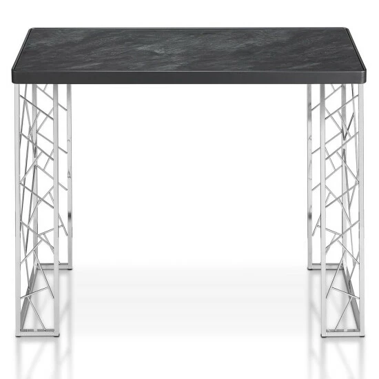 Discount đ Silver Orchid Allison Modern Faux Marble 39-inch Sofa Table đ - Image 5
