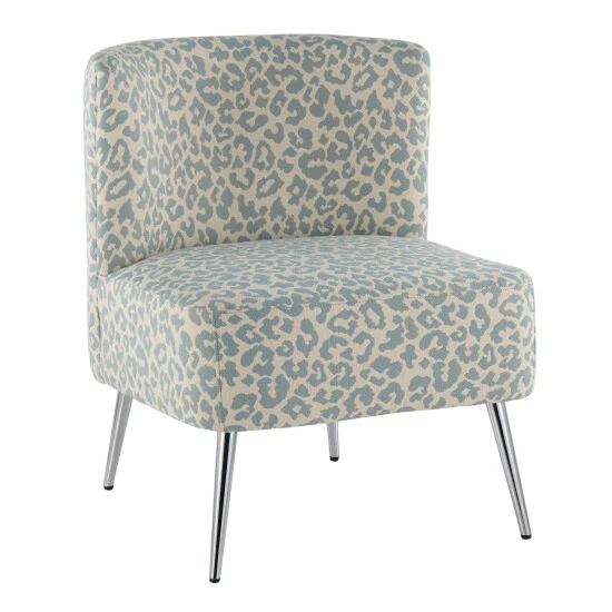 Cheap âď¸ Silver Orchid Harding Leopard Print Slipper Chair Black Leopard & Black đ - Image 4