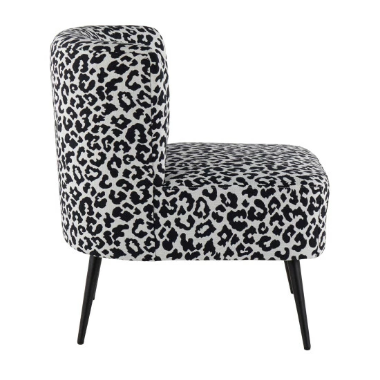 Cheap âď¸ Silver Orchid Harding Leopard Print Slipper Chair Black Leopard & Black đ - Image 7