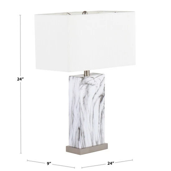 Coupon âď¸ Silver Orchid Kalyani Table Lamp Black Marble đŻ - Image 4