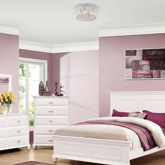 Brand new đ Silver Orchid Taylor 4-light Chrome And White Crystal Chandelier âď¸ - Image 7