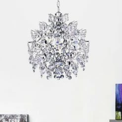 Cheapest 👍 Silver Orchid Taylor Elegant Indoor 3-light Chrome/ Crystal Chandelier 🌟
