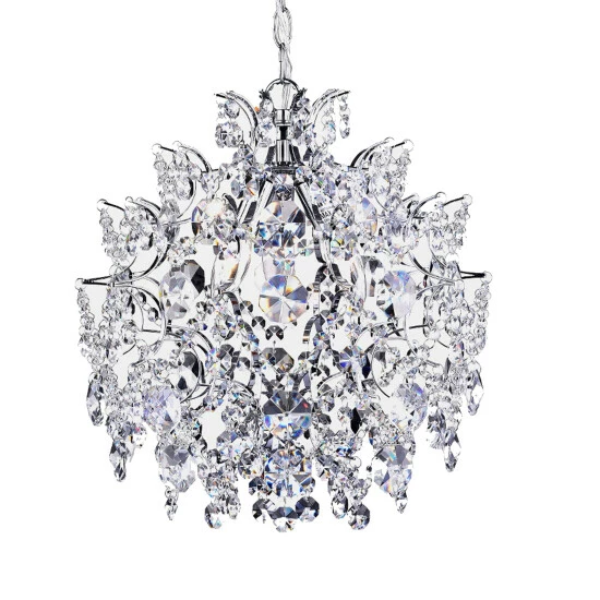 Cheapest ๐ Silver Orchid Taylor Elegant Indoor 3-light Chrome/ Crystal Chandelier ๐ - Image 2