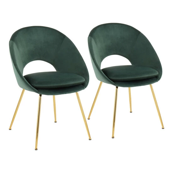 Best Pirce ๐ Silver Orchid Lovell Gold Dining Chair (Set Of 2) Black ๐ 6 Best Pirce ๐ Silver Orchid Lovell Gold Dining Chair (Set Of 2) Black ๐ - Image 4
