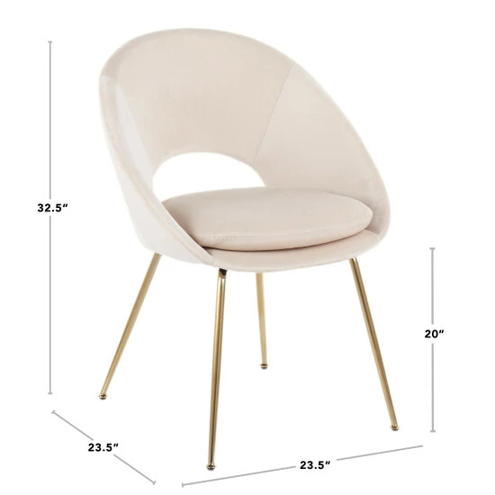 Best Pirce ๐ Silver Orchid Lovell Gold Dining Chair (Set Of 2) Black ๐ 7 Best Pirce ๐ Silver Orchid Lovell Gold Dining Chair (Set Of 2) Black ๐ - Image 5
