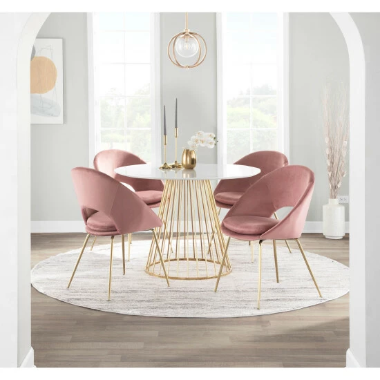 Best Pirce ๐ Silver Orchid Lovell Gold Dining Chair (Set Of 2) Black ๐ 10 Best Pirce ๐ Silver Orchid Lovell Gold Dining Chair (Set Of 2) Black ๐ - Image 8