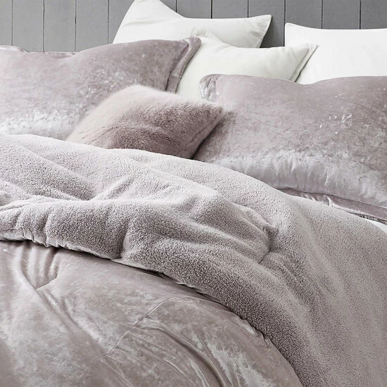 Deals ❤️ Silver Orchid Quirk Oversized Champagne Pink Comforter 😍 - Image 2