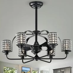 Cheapest 👍 Silver Orchid Haver Matte Black 35-inch 3-Blade Candelier 😉