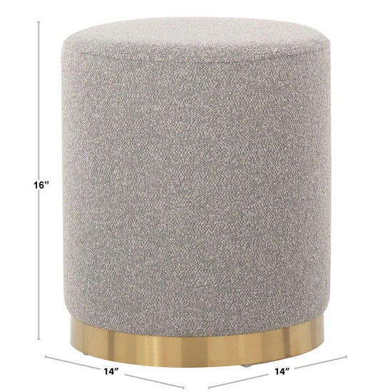 Discount đ Silver Orchid Corday Textured Ottoman Cream âď¸ - Image 3