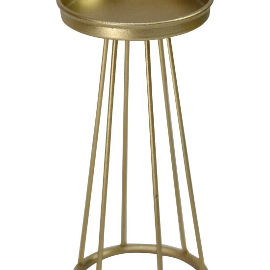 Cheap ⨠Silver Orchid Menichelli Gold Metal Candlestick (Set Of 3) đ - Image 3