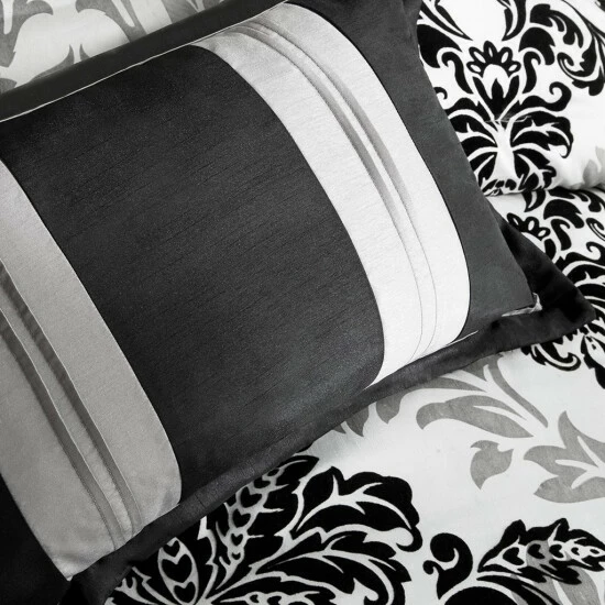 Promo đ Silver Orchid Tyrone 7-piece Comforter Set đ - Image 5