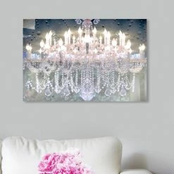 Coupon 💯 Silver Orchid 'Day And Night' Wall Art Canvas Print 🔔