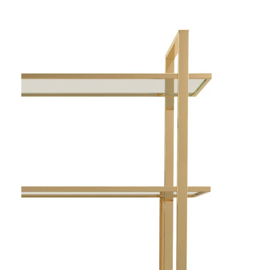 Wholesale đĽ Silver Orchid Borgstrom 5-tier Bookcase Polished Chrome đ - Image 3