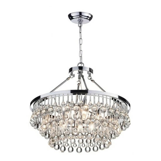 Budget đ Silver Orchid Niese Glass Crystal 9-Light Chandelier đ - Image 2