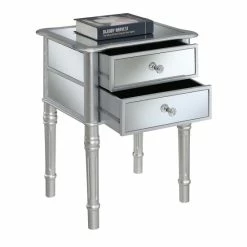 Hot Sale đ Silver Orchid Talmadge End Table Antique Silver/mirror 𤊠13 Hot Sale đ Silver Orchid Talmadge End Table Antique Silver/mirror 𤊠-Silver Orchid Shop unnamed file 1780