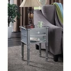 Hot Sale đ Silver Orchid Talmadge End Table Antique Silver/mirror 𤊠14 Hot Sale đ Silver Orchid Talmadge End Table Antique Silver/mirror 𤊠-Silver Orchid Shop unnamed file 1781