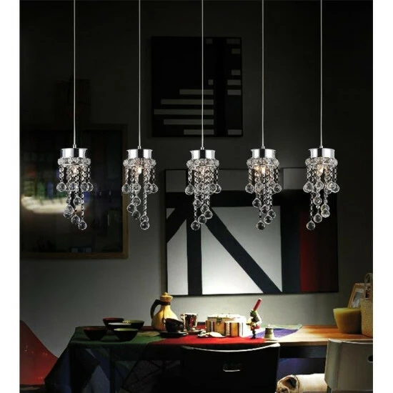 Flash Sale đ Silver Orchid Jose 5-light Crystal Chandelier With Chrome Finish đ