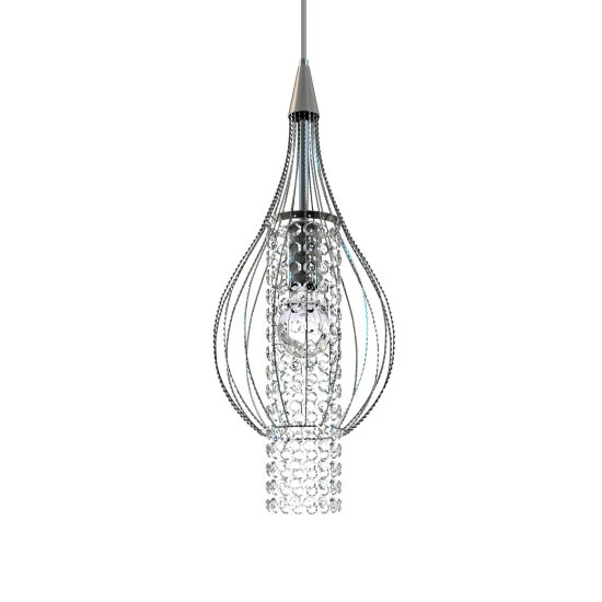 Coupon ๐ Silver Orchid Mason 7.5-inch Chrome-finish 1-light Crystal Chandelier ๐ - Image 3