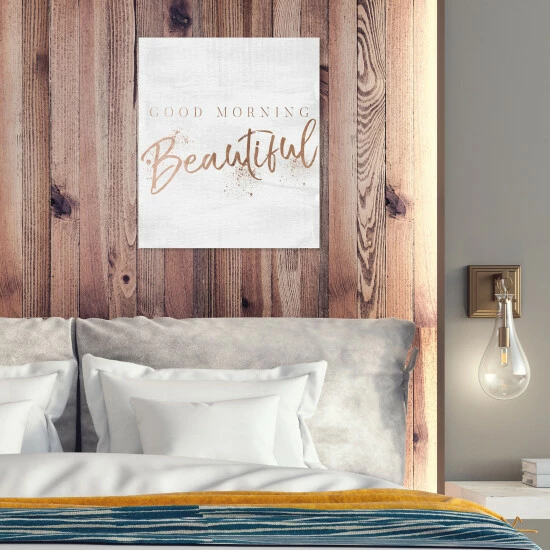 Coupon ๐ฏ Silver Orchid 'Good Morning Beautiful Rose Gold' Wall Art Canvas Print ๐ - Image 7