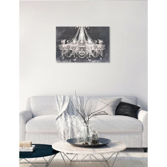 Budget 🧨 Silver Orchid 'Dramatic Entrance Night' Gallery Wrapped Canvas Art ❤️ - Image 7
