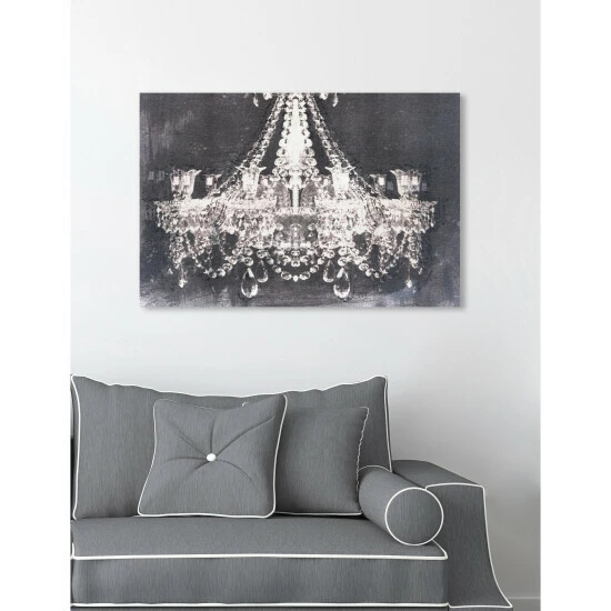 Budget 🧨 Silver Orchid 'Dramatic Entrance Night' Gallery Wrapped Canvas Art ❤️ - Image 8