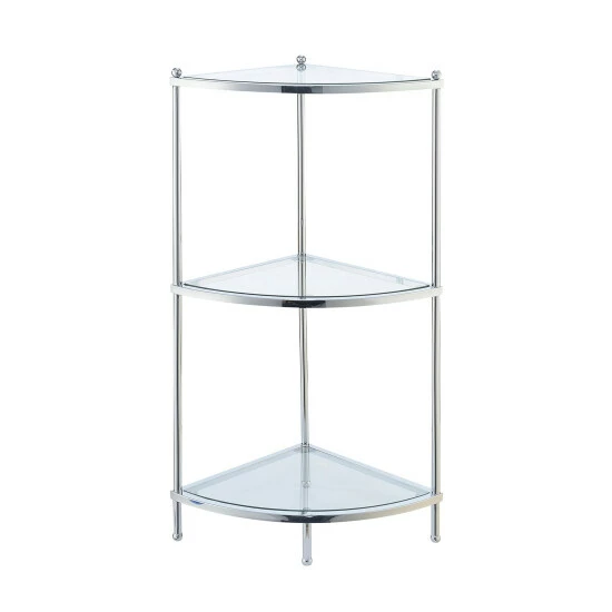 Best Pirce đ Silver Orchid Farrar 3-tier Corner Shelf 𼰠5 Best Pirce đ Silver Orchid Farrar 3-tier Corner Shelf 𼰠- Image 3