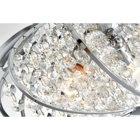Best Sale đ Silver Orchid McAvoy Chrome 5 Blade Ceiling Fan đ 8 Best Sale đ Silver Orchid McAvoy Chrome 5 Blade Ceiling Fan đ - Image 6