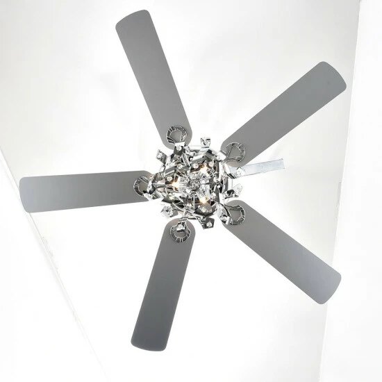 Best Sale đ Silver Orchid McAvoy Chrome 5 Blade Ceiling Fan đ 10 Best Sale đ Silver Orchid McAvoy Chrome 5 Blade Ceiling Fan đ - Image 8