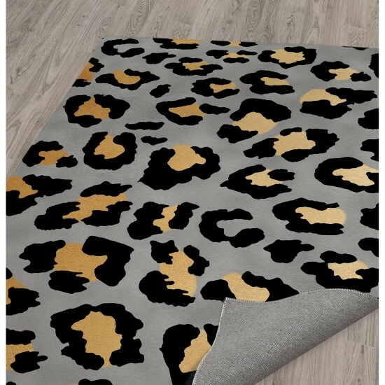 Best deal đ Silver Orchid Peer Dark Leopard Area Rug N/a â¤ď¸ - Image 2