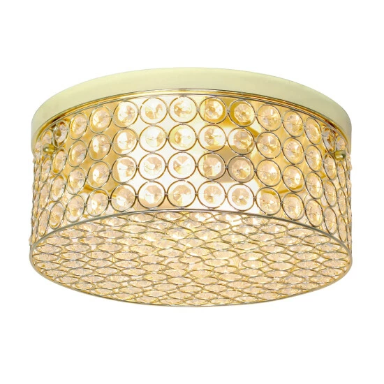 Outlet โค๏ธ Silver Orchid Bergman 12-inch Elipse Round Flushmount Rose Gold ๐ - Image 7