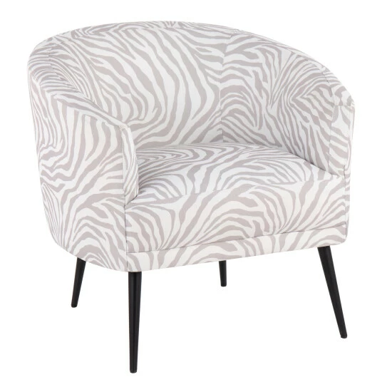 Cheapest đ Silver Orchid Randolf Zebra Print Accent Chair Light Green đŻ