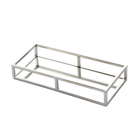 Deals đ Silver Orchid Costello Medium Rectangle Mirror Tray - 12.60" X 5.51" X 2.17"H đĽ - Image 2